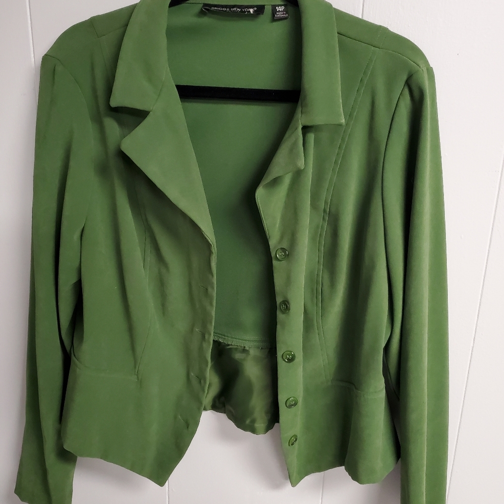 Briggs New York Lime Green Blazer